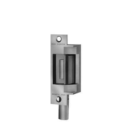 Von Duprin Fail Safe 24V DC Electric Strike 630 Satin Stainless Steel Finish 621132DFS